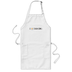 Avental Longo Eu Adoro Cozinhar Apron