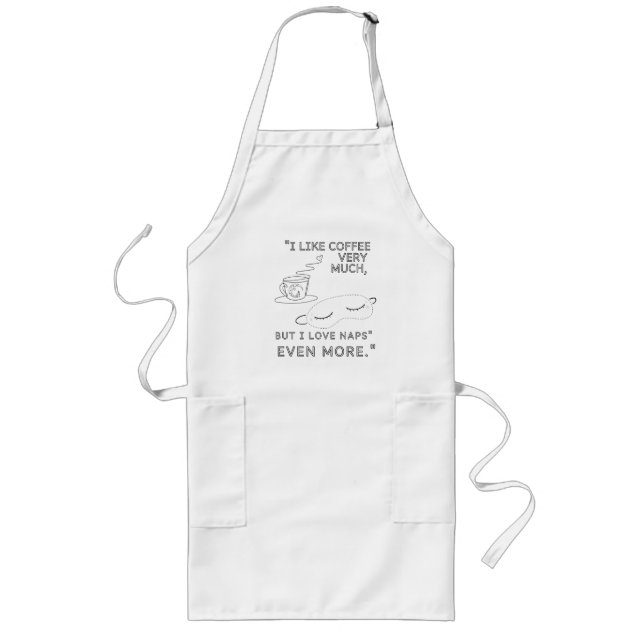 AVENTAL LONGO EU GOSTO MUITO DE CAFÉ (Frente)