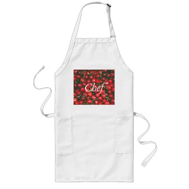 Avental Longo Eu Te Amo - Cherry design (Frente)