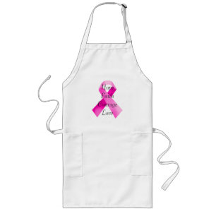 Avental Longo Faith Apron, Fita Rosa