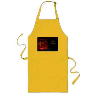Avental Longo Feliz Natal Apron