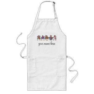 Avental Longo Feriado Personalizado Baking Apron