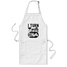 Avental Longo Flame & Flavor: Paixão Culinária