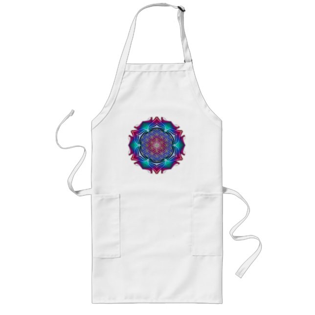 Avental Longo FLOR DA VIDA / Blume des Lebens - Mandala IV (Frente)