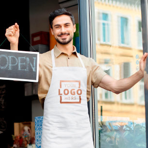 Avental Longo Funcionarios de Funcionários para Logotipo de Emp