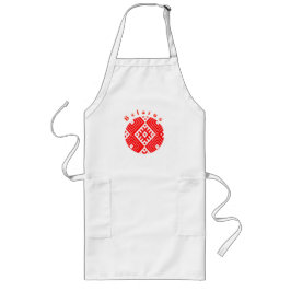 Avental Longo Funky Belarus Б е а р л у с Padrão Foliar Apron