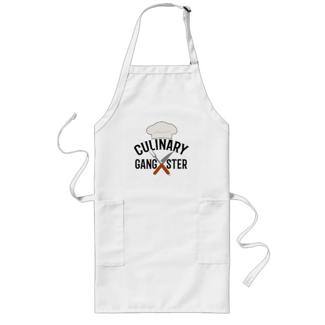 Avental Longo Gangster Culinário Long Apron (Frente)
