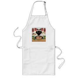 Avental Longo Gato Chef de Sushi