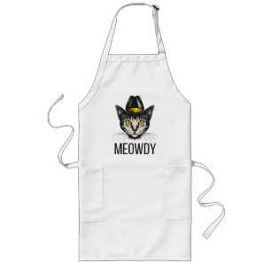 Avental Longo Gato Divertido Meowdy