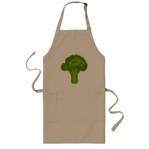 Avental Longo Gráfico de Brócolis