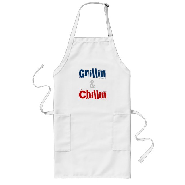 Avental Longo Grillin e Chillin Apron (Frente)