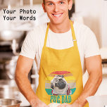 Avental Longo Grunge Vintage - Pai de Cachorro Fotográfico em Pu<br><div class="desc">Você está procurando um presente para uma cara realmente legal ou uma garota que também é dona de um cachorro? O Gift Boutique do Biscuit te cobriu com esta última gota! Esta camisola amassada e amolecida é perfeita para qualquer Pai de cão. Vista-o com a nossa foto de Pug ou...</div>