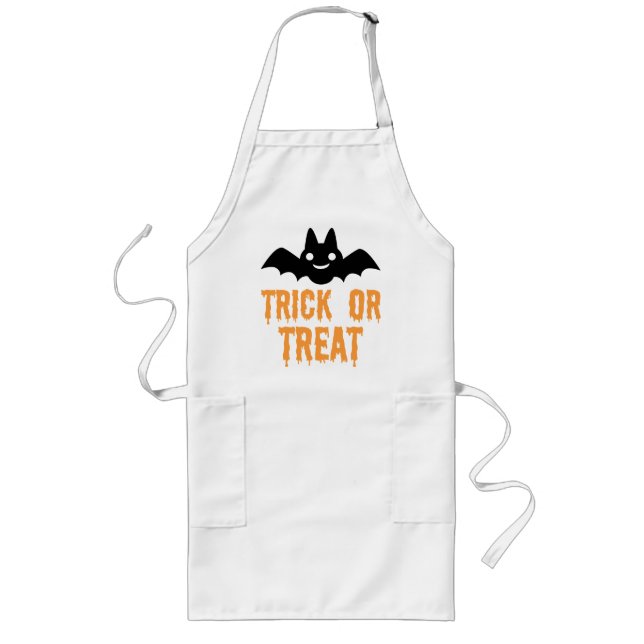 Avental Longo Halloween Bat (Frente)