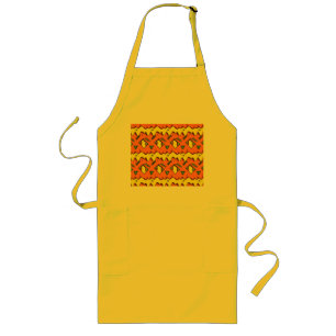 Avental Longo Halloween Jack-O-Lanterna e Spider Apron