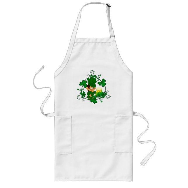 Avental Longo Happy Leprechaun Apron (Frente)