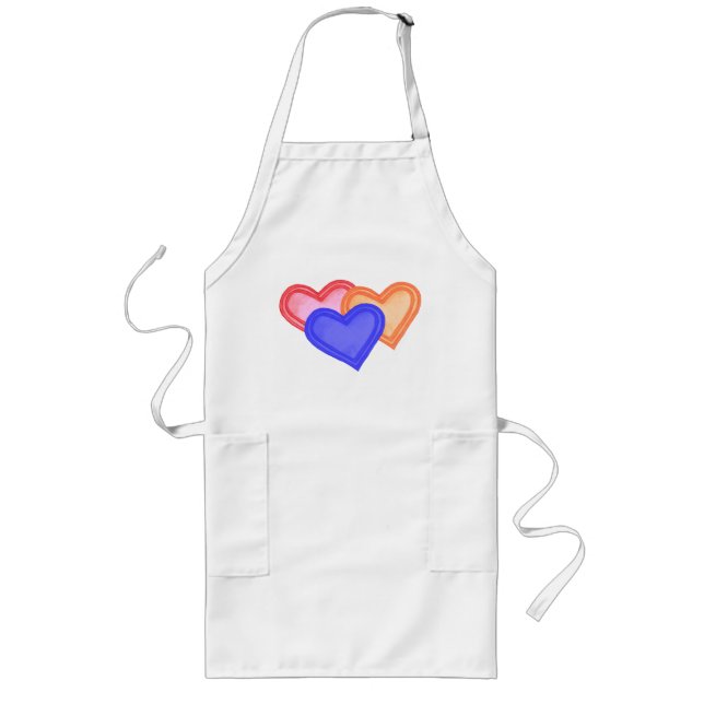 Avental Longo Hearts Trio Apron (Frente)