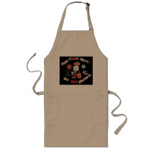 Homem Caverna Aqui Adulto Castanho Apron
