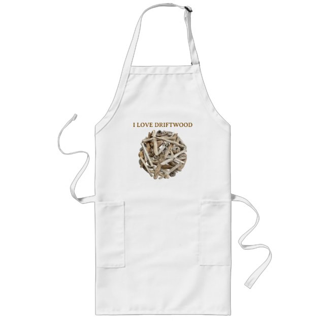 AVENTAL LONGO I LOVE DRIFTWOOD APRON (Frente)