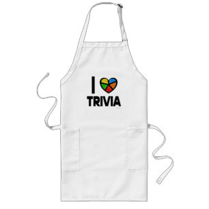 Avental Longo I Love Trivia Fun Party Games Design