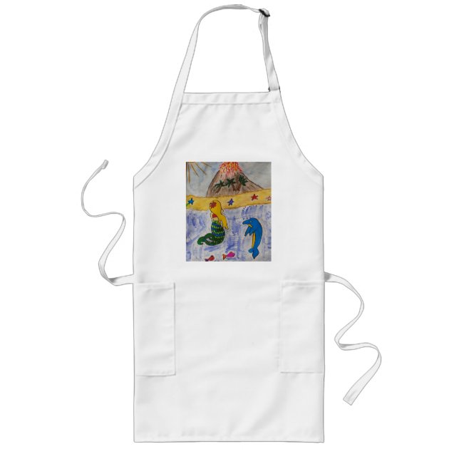Avental Longo Ilha Mermaid Apron (Frente)