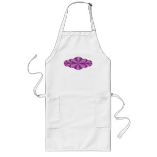 Avental Longo Ilusões Ópticas Apron Roxo