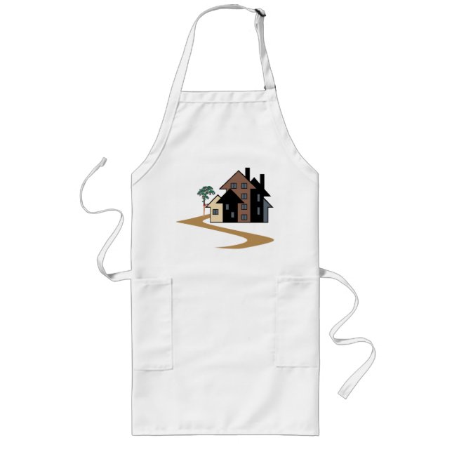 Avental Longo Imóveis Estate Apron (Frente)