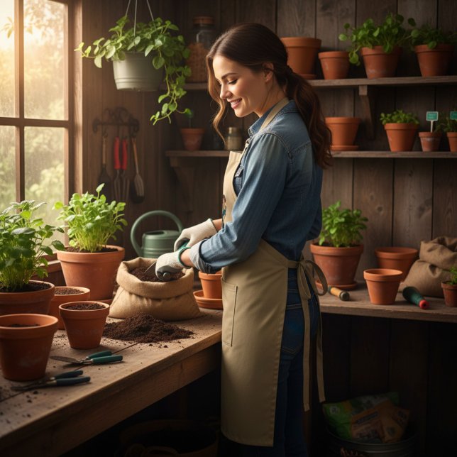 Avental Longo Jardineiros  (Criador carregado)