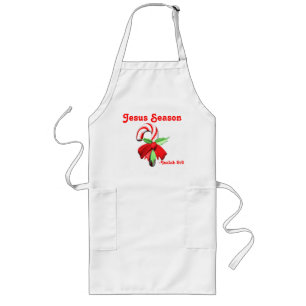 Avental Longo Jesus Season Candy Pode Personalizar