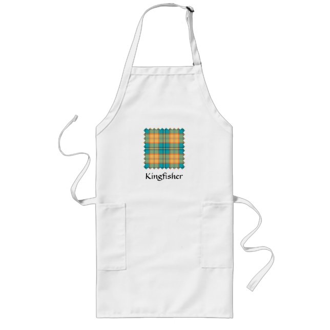 Avental Longo Kingfisher Tartan Apron (Frente)