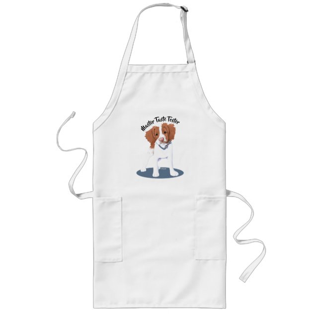 Avental Longo KiniArt Orange Brittany Apron (Frente)