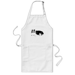 Avental Longo Kitchen Calm With Corgi