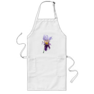 Avental Longo Lavanda Iris Apron