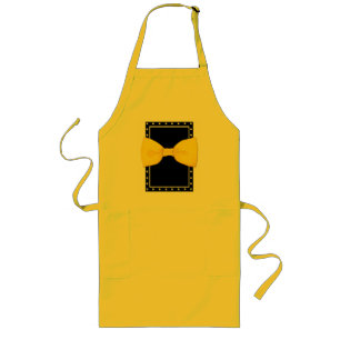 Avental Longo Lemon Bowtie Apron