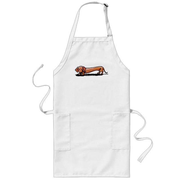 Avental Longo Little Red Doxie Apron (Frente)