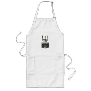 Avental Longo Logotipo da faixa Whiskey Apron
