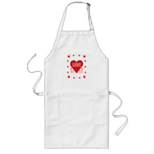 Avental Longo Love Apron (Namorados?)