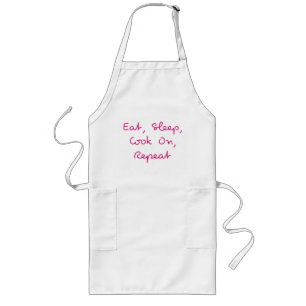 Avental Longo Love Island come comida no sono em Repetir Apron