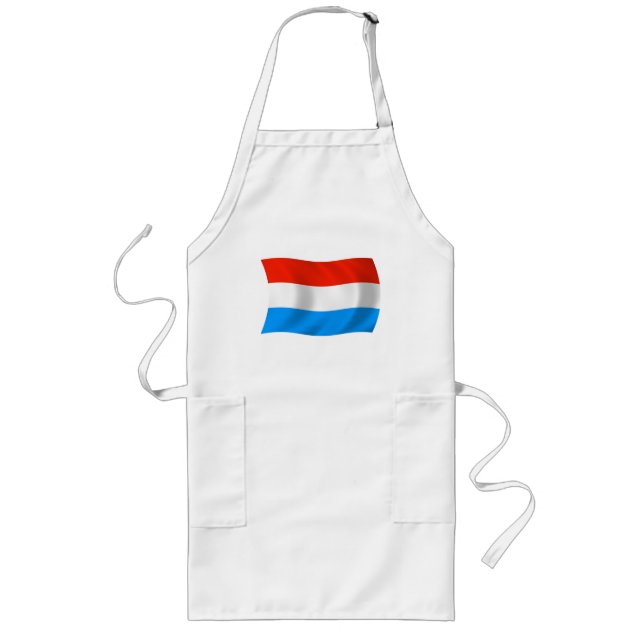 Avental Longo Luxembourg Flag Apron (Frente)