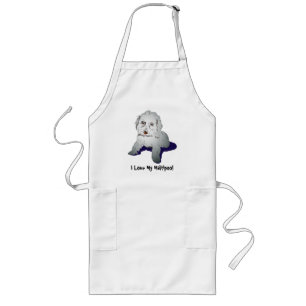 Avental Longo Maltipoo Cute Puppy Graphic