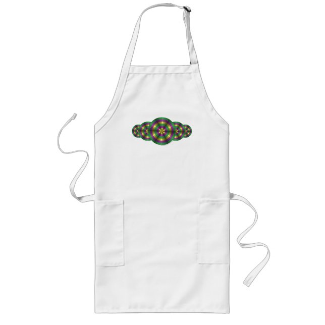 Avental Longo Mardi Gras Illusion Apron (Frente)