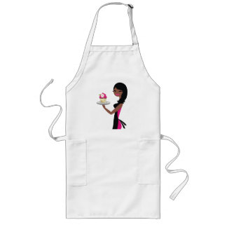Avental Longo Margarida 311 o afro-americano de Cutie do cupcake