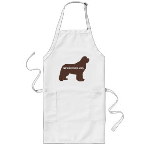 Avental Longo marrom conhecido do silo do newfie