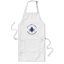 Avental Longo Masonic Apron Blue