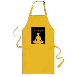 Avental Longo Meditação Manifestante Visual para Vibes Positivas