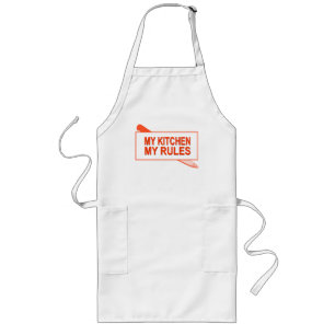 Avental Longo Minha cozinha. Minhas regras. Design do