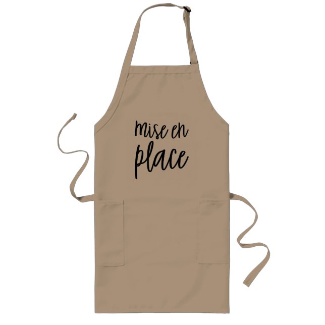 Avental Longo Mise en place French Chef's Apron (Frente)