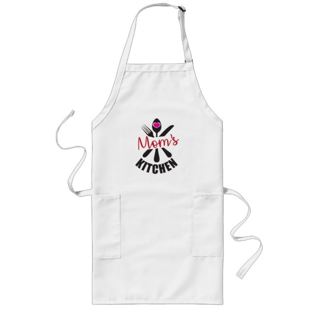 Avental Longo Mom's Kitchen Long Apron (Frente)
