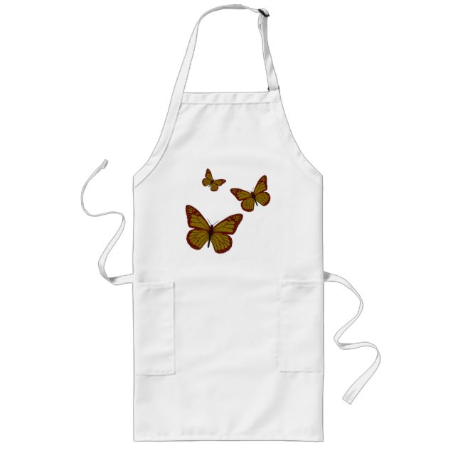 Avental Longo Monarca Chinesa Apron (Frente)