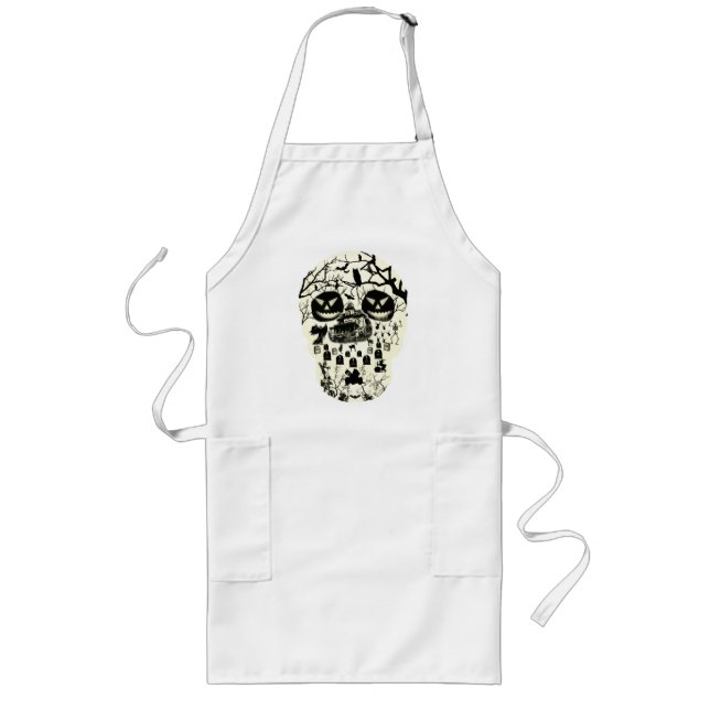 Avental Longo Moon Skull Apron (Frente)