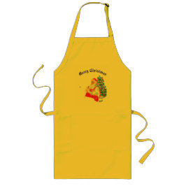 Avental Longo Natal Apron: Feliz Natal